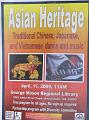 4.11.2009 Asian Heritage Program of George Mason Regional Library 1